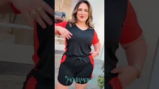 Conjunto Plus Size Bicolor: Estilo e Conforto em Viscolycra