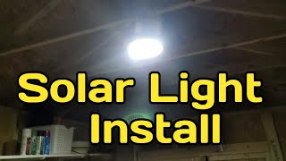 FabStyl Solar Powered Indoor/Outdoor Light {Install and Review}