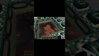 Minecraft Nether portal conected With End Portal 🤯 #shorts #minecraft #shortvideo #mostviral #viral