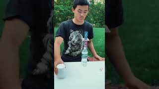 Dice stacking with a back kick