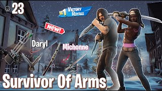 *SURVIVOR OF ARMS* Full Set! 2 Skins 2 Games in 1 Video!