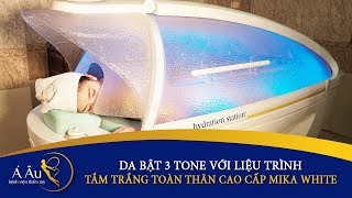 Da bật 3 tone sau 1 lần tắm trắng Mika White