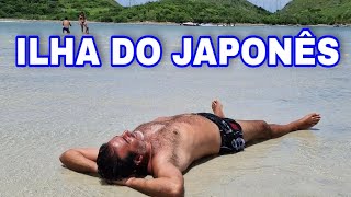 Cabo Frio com a beleza incrível da Ilha do Japonês.