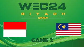 INDONESIA VS MALAYSIA || SEA QUALIFIER IESF RIYADH 2024 GROUP STAGE GAME 2