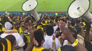 طرب رابطة الاتحاد امام الهلال حمدان مغربي 💛🖤