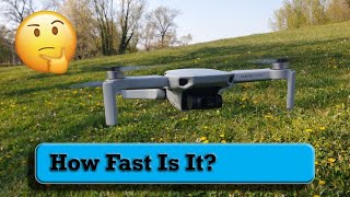 DJI Mavic Mini - How Fast Can It Go?