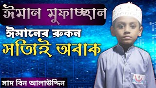 Do you know the pillars of faith?ছোট্ট বাচ্চার মুখে শুনুন ঈমান মুফাচ্ছাল।মন ভালো...Sad Bin Alauddin