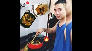 Garlic Salmon with Eggplant || Cooking Vlog