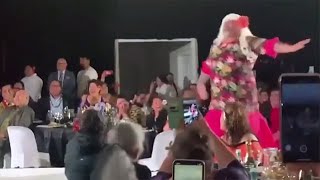 Aunty Tala takes over catwalk.