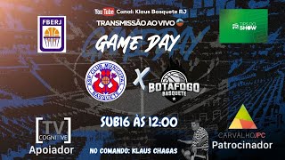 AO VIVO | Jogo de Basquete | Municipal x Botafogo sub16 CEMB @FBERJPLAY