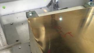 0 5mm Copper   Brass  50watts fiber laser cutting machine