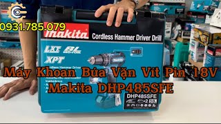 Máy Khoan Búa/Vặn Vít Pin 18V Makita DHP485SFE |18V BL Cordless Hammer Driver Drill| Công Cụ Máy Móc