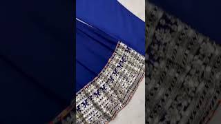 Booking num 7888654301 partywear blue gown ♥️ #viral #youtubeshorts #stylebajar #gown