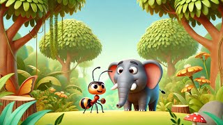 The Ant and The Elephant | Story for kids | KRISHVN