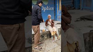 Giving food to old-age women | Helping videos | #shorts #helping