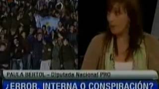 Paula Bertol en Canal 26 Noticias con Maxi Montenegro