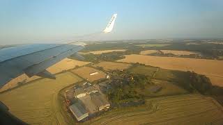 Ryanair London Stansed landing. Camera LG G6