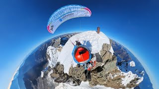 Amazing Paragliding Take-Off from Monte Disgrazia 16/11/2024