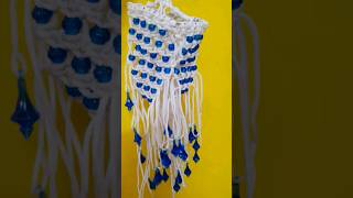 Macrame Jhumar Tutorial #akashkandil #jhumar #macramechandelier #viralsong #yshorts #diy