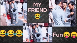 My Friend on masti time😂! 😂😂! Funny video#viral #youtubevideo