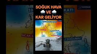 10 ve 12 aralıkta kar geliyor🌨️❄️