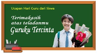 ucapan hari guru (1) dari siswa