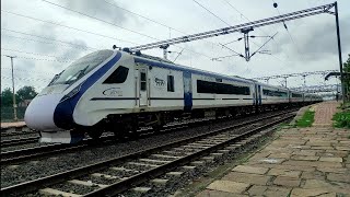 Rani kamlapati Rewa Vande Bharat Express Full speed 130KMPH#indianrailway #vandebharatexpress