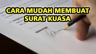 CONTOH SURAT KUASA DILUAR PENGADILAN