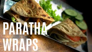 Trending tortilla wraps made with paratha | Paratha wraps easy and quick