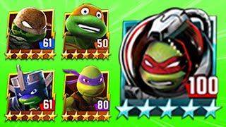 TMNT Legends Raph Space, Donnie, Mikey Vision Quest, Leo Larp, Mikey Classic