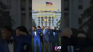 PRESIDENT JOE BIDEN VS PRESIDENT RUTO DANCING🤣 #harvey #kenya #1million #usa #whitehouse #joebiden