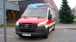 Tallinn ambulance - Lights & siren