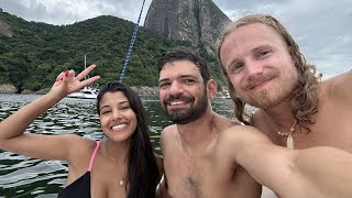 Veleiro Ventuz - Praia Vermelha com um casal de inscritos