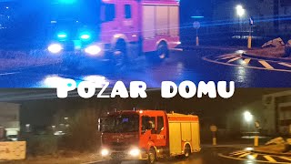 JRG 6 Poznań-Krzesiny | Alarmowo 306[P]21 oraz 302[P]21 do pożaru domu w Mościenicy