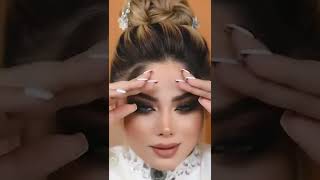 العروس👰‍♂️عروس عروسی👑میکاپ . الجمیل. makeup. میکاپ عروس.آموزش عروس.