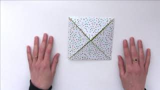 Mobile de Noël en origami –  Etape 4 - La boîte