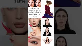 8 facial exercises will help you get rid of face fat | Jawline Exercise To Reduce Face Fat #shorts