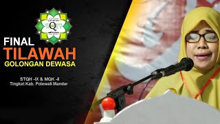 STQH IX & MQK II | Tilawah Dewasa | Kab. Polewali Mandar