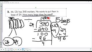 Multiplication division story problems