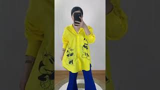 FN Kem Oversized Mickey Minnie Lookup 5 Warna