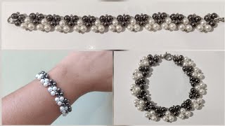 Pulseira de Pérolas duo - tutorial @Sandraveracruz @acs27567