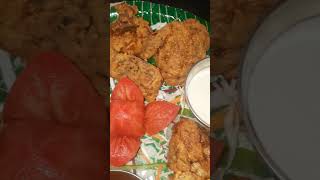 KGF Chicken drumstick #KFC style #youtube #ytshorts #tomato sauce #green Chutney