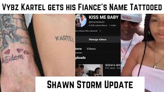 Vybz Kartel gets NEW Tattoo, Brand New BMW X6, and Shawn Storm Update!