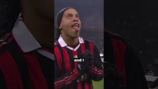 Ronaldinho lied to his teammates for this…