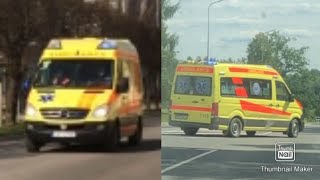 2x Ambulance responding Latvia