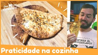 PASTEL DE PRESUNTO E QUEIJO NA AIRFRYER