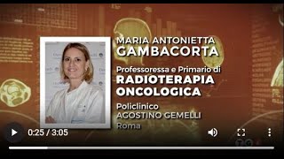 La Prof.ssa Maria Antonietta Gambacorta al TG4 Medicina