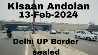 KISAN ANDOLAN | DELHI UP BORDER SEALED | POLICE #kisanandolan #sindhuborder #farmerprotest #andolan