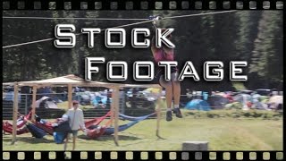 Free Stock Footage - People - flying fox, tiroliana, fun, adventure, mountains