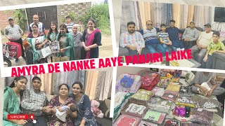 Amyra de nanke aye panjiri laike full vlog😍😍| Blessings of Nanke #nanke #vlog #viralvideo #babygirl